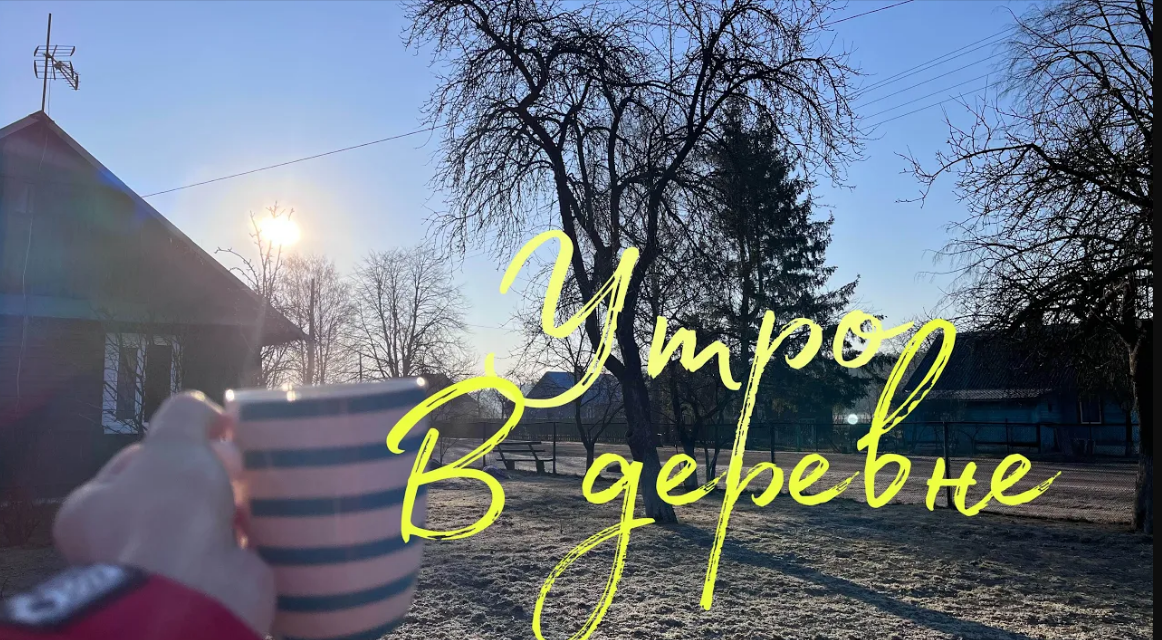 Куда делись наши подгузники_! / _ УТРО В ДЕРЕВНЕ / с понедельника влог