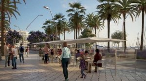 Neue Uferpromenade Passeig Marítimo in Palma. Umbau hat begonnen wie findet Ihr das neue Aussehen?