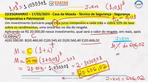 CEF. MATEMÁTICA FINANCEIRA SEM MISTÉRIOS! 💰