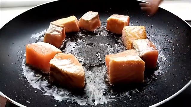 Как приготовить азиатскую закуску за 5 минут. Лосось в соусе терияки