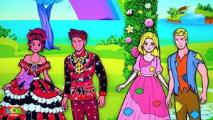 Paper Dolls Dress Up - Rich & Poor Angels Bride Wedding Dress - DIY Paper Dolls & Cartoon