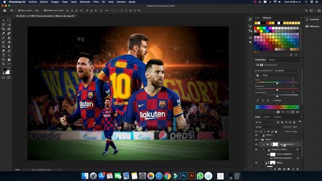 Photoshop Tutorial | Cómo Crear un Diseño Deportivo Paso a Paso | How to Create Sports Designs смотреть онлайн