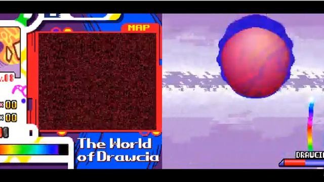 Kirby Canvas Curse Playthrough-The Final level:The World of Drawcia смотреть онлайн