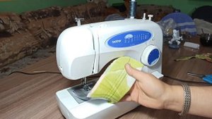Швейная машина Brother .  После ремонт шитье прямой строчки и разных зигзагов