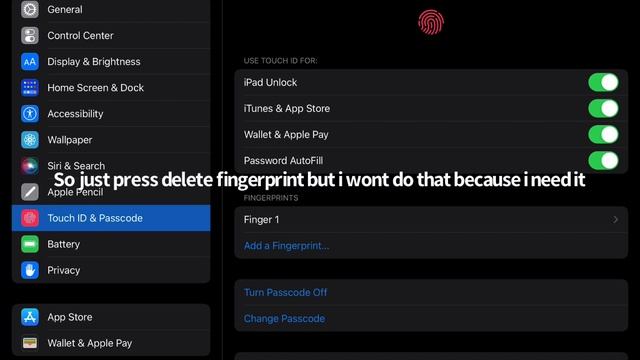 How to disable password and fingerprint or Touch ID on iPad 2022 (Works) смотреть онлайн