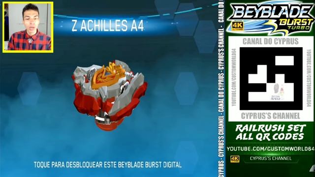 Сканировка Зет Ахиллеса Z Ahilles Бейблейд