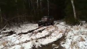 Уаз 3153 на белках и с заваркой в заднем мосту