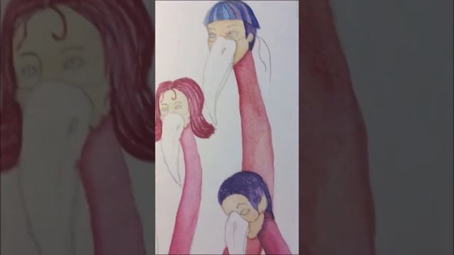 Рисование: 21 день челлендж "Рисую каждый день" в Инстаграм @maryartkrd / Лена Шейдлина - Фламинго смотреть онлайн