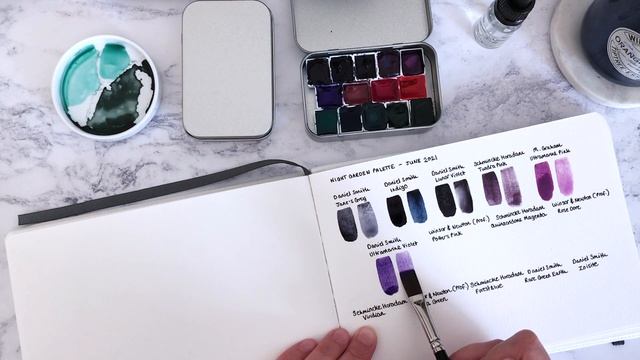 ARTIST VLOG 39 ✷ A peek behind the scenes in the studio + the new revised Night Garden palette ??? смотреть онлайн