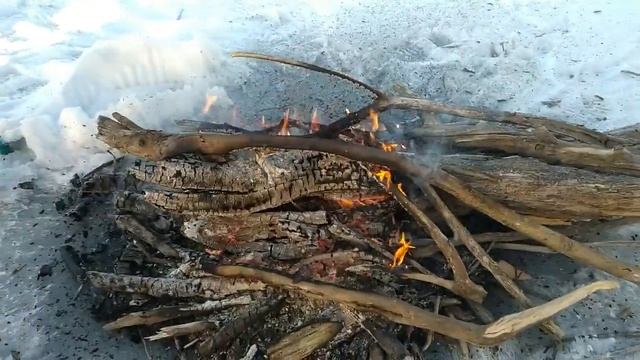 Зимняя рыбалка на жерлицы. Река Ишим Казанский район старица Угловая.