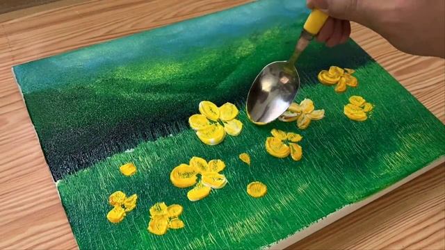 Рисуем  полевые цветы. смотреть онлайн