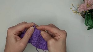 Мк Шапочка Эльф для пупса спицами