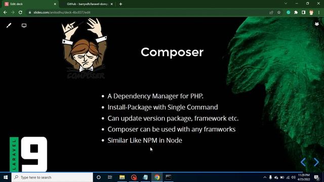 Laravel 9 tutorial #5 laravel composer install | What is Composer