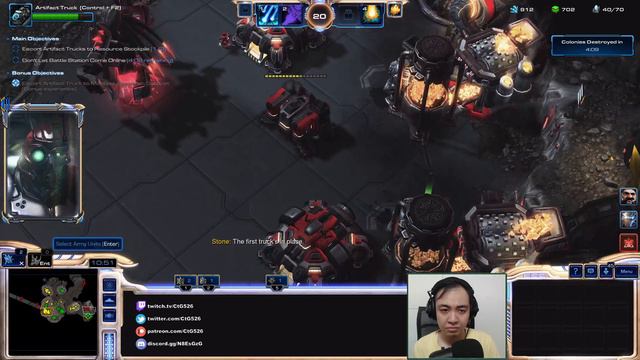 Beating Cradle of Death with ZERO UNITS! | Starcraft II Co Op смотреть онлайн