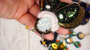 Украшения ручной работы: модные БРОШИ-ордена и Мотыльки из камней и не только ♕