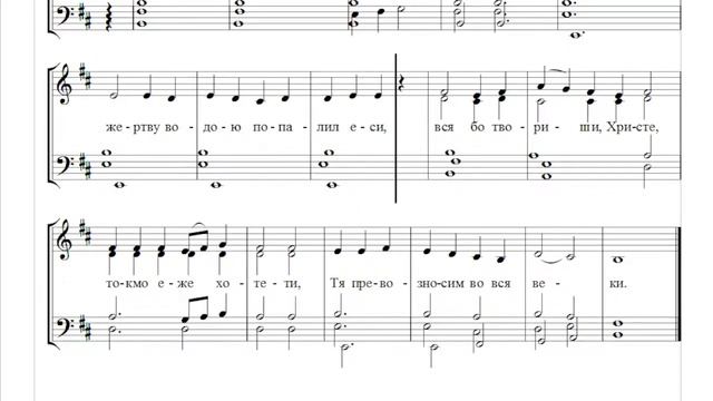 ? Ирмосы канона 6 гласа "Яко по суху" (песнь 8) Мон. Иулиания (Денисова) смотреть онлайн