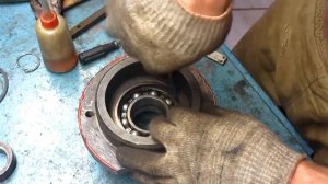 Токарный станок 1К62 - Сборка фрикциона