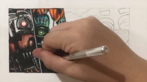 Drawing FNAF 6 - Freddy Fazbear's Pizzeria Simulator - FNAF Drawings By Gaia Spaziani