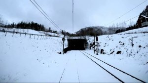 Норвегия.Вид из кабины машиниста.Часть 6 (Ål - Voss)