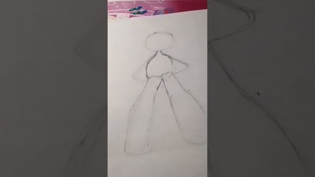 как нарисовать девочку из тектока (☞ﾟ∀ﾟ)☞