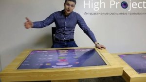 ➤ Интерактивные столы для кафе с возможностью сделать заказ | High Project - наши работы!