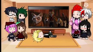 BNHA  reaccióna a kun fu panda ?