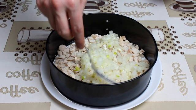 Салат с шампиньонами | Слоеный салат | Салат Праздничный смотреть онлайн