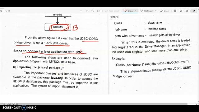 JDBC ODBC Driver, java app with SQL смотреть онлайн