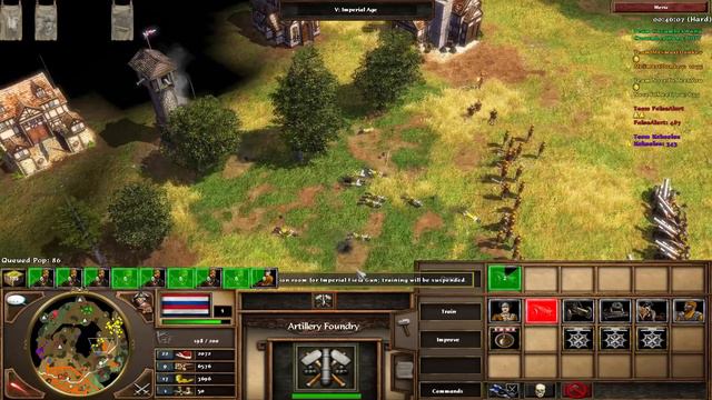 ABANDON YOUR POSTS, FLEE FOR YOUR LIVES!!! - Age of Empires III Multiplayer Gameplay! смотреть онлайн