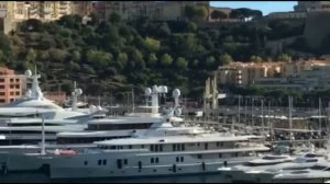 Порт Монако. Yachts in Monaco. Яхты в порту. Лазурный берег. Отдых на яхте