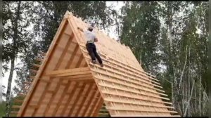 А-Фрейм с 6×8. Глэмпингистам)