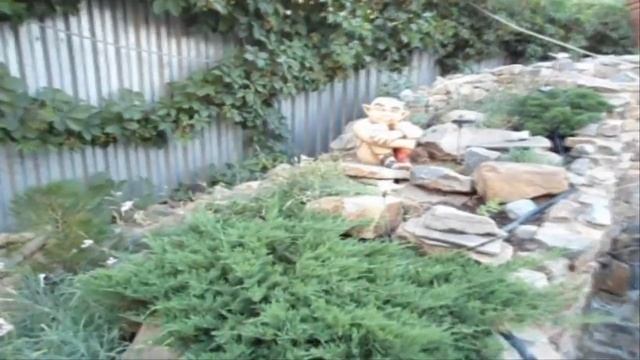 ЛАНДШАФТНЫЙ ДИЗАЙН. АЛЬПИЙСКАЯ ГОРКА СВОИМИ РУКАМИ ИЗ ДИКОГО КАМНЯ. ВОДОПАД