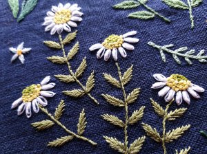 Белая ромашка, Цветочная полянка