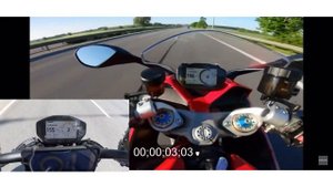 Разгон 100-200 Ducati monster 2021 vs ducati supersport 2021