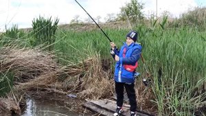 Рыбалка на озере Буйвола г. Будённовск Ставропольский край.