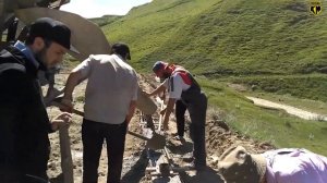 Строительство футбольного поля село Усиша