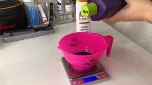 Нанопластика волос на блонд с тонирующим эффектом