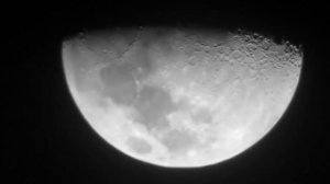 The Moon through Bresser Skylux 70/700 refractor