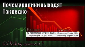 Почему ролики выходят так редко? 4 причины!