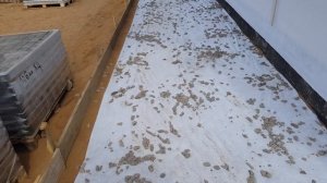 Бетонное основание под тротуарную плитку