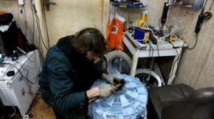 Замена подшипника в стиральной машине Siemens часть 7