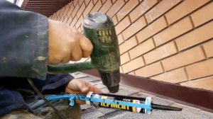 Как работать герметиком в холод или зимой.