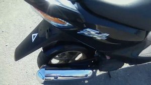 Honda DIO AF63 Z4 (PGM-FI инжектор). Цвет чёрный.