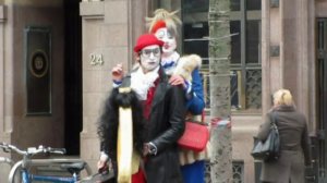 Clowns Splendid Pavlik & Klava. Exemption horse in Glasgow.
