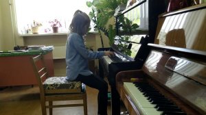 Трубенок Алиса, 8 лет. В. Гиллок. Жонглер. Инструментальное соло (фортепиано)