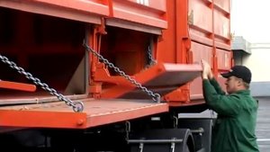 Автопоезд зерновоз КрАЗ