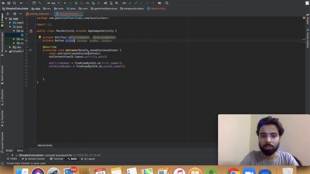 Simple Calculator Android App Tutorial смотреть онлайн