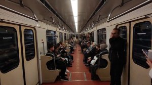 Парад поездов 13.05.23. Большая Кольцевая линия метро. 81-710 Еж3/Ру-1. Савёловская - Савёловская.