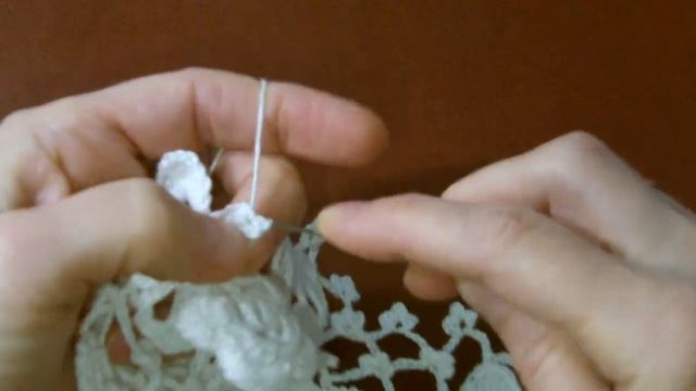 Соединение ажурных мотивов крючком .Часть 4. Ирландское кружево. смотреть онлайн