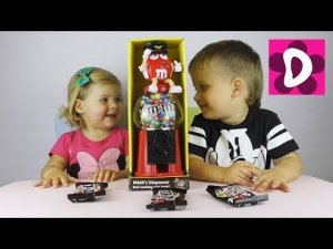 ✿ Диспенсер (Дозатор) Эмемдемс с Конфетками M&M's Candy Dispenser - Candy Machine Toy - ガムボールマシーン